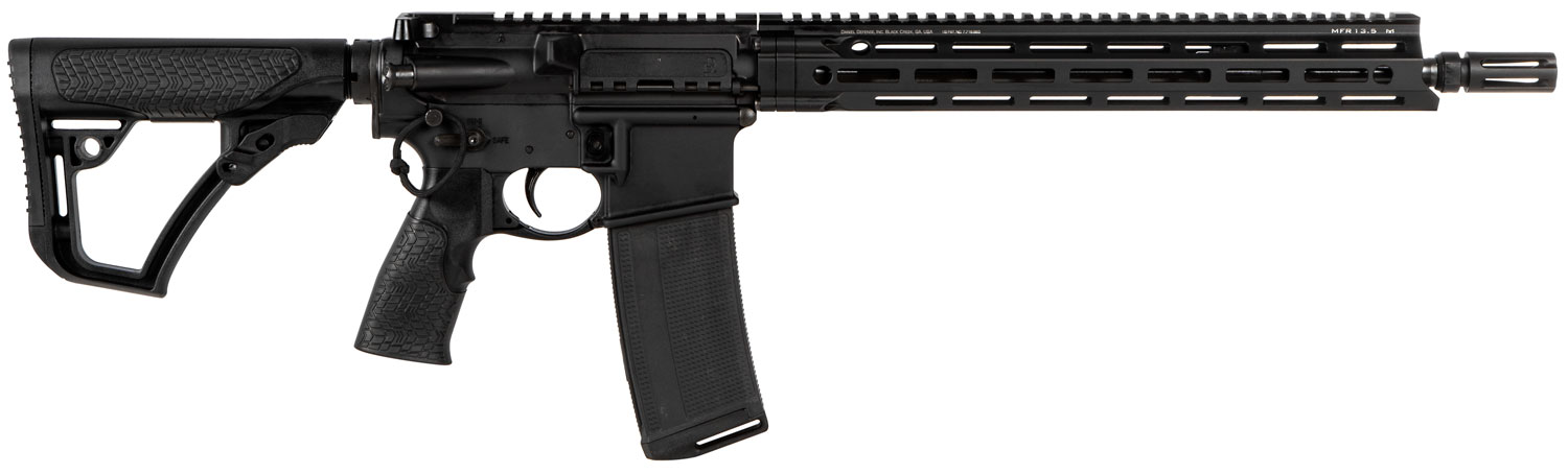 (image for) Daniel Defense 0212815049055 DDM4 V7 SLW *CA Compliant 5.56x45mm NATO 14.50" 10+1 Black Hard Coat Anodized 6 Position w/SoftTouch Overmolding Stock