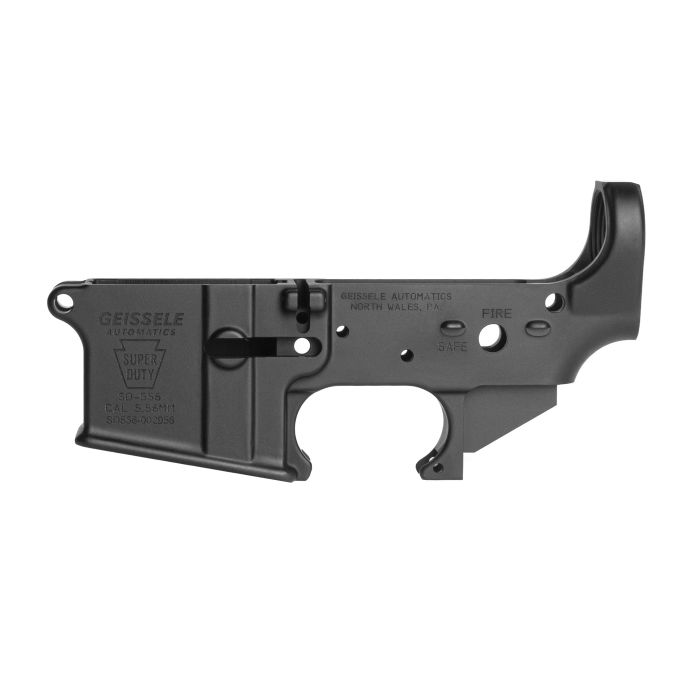 (image for) Geissele Automatics Super Duty® Stripped Lower Receiver, 5.56 - Black