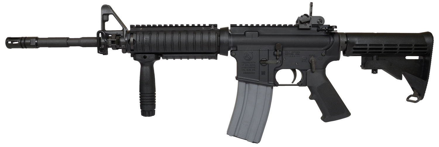 (image for) Colt Mfg LE6920SOCOM M4A1 Carbine SOCOM 5.56x45mm NATO 14.50" 10+1, Black Rec/Barre, Black 4 Position Collapsible Stock, Black Polymer Grip, Right Hand - Fixed Mag