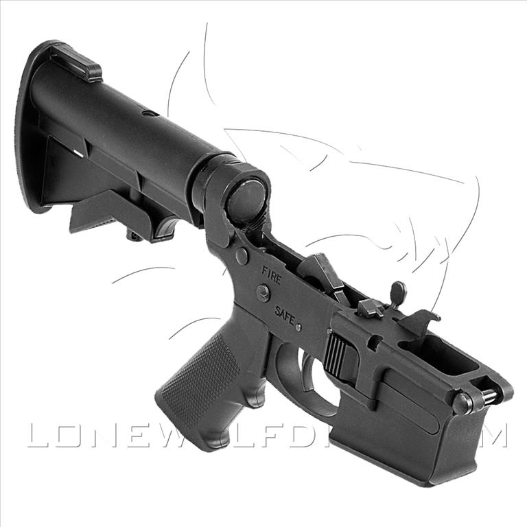 (image for) LWD AR-Receiver Complete Carbine Glock Compatible - Click Image to Close