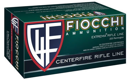 (image for) Fiocchi 223HVC50 Extrema Hunting 223 55 GR V-Max - 1000 Rounds
