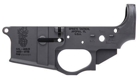 (image for) Spikes STLS032 Stripped Lower Pineapple Grenade Multi-Caliber - Click Image to Close
