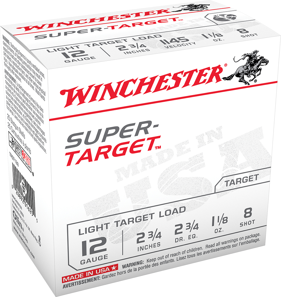 (image for) Winchester TRGT128 12 Gauge 2.75" 1 1/8 oz #8 - 250 Shells - Click Image to Close