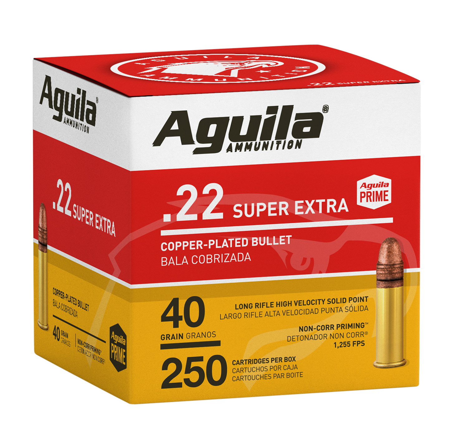 (image for) Aguila 1B221100 Standard High Veloctiy 22 (LR) 40 GR - 250 Rds
