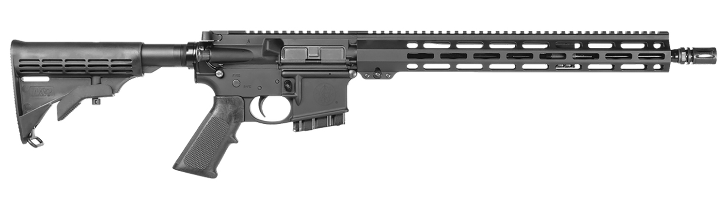 (image for) Smith & Wesson 13955 M&P15 Sport III CA Compliant 223 Rem/5.56 NATO 10+1 16" Black Armornite Threaded Barrel, Black Picatinny Rail Aluminum Receiver, 6 Position Stock, Black Polymer Grip