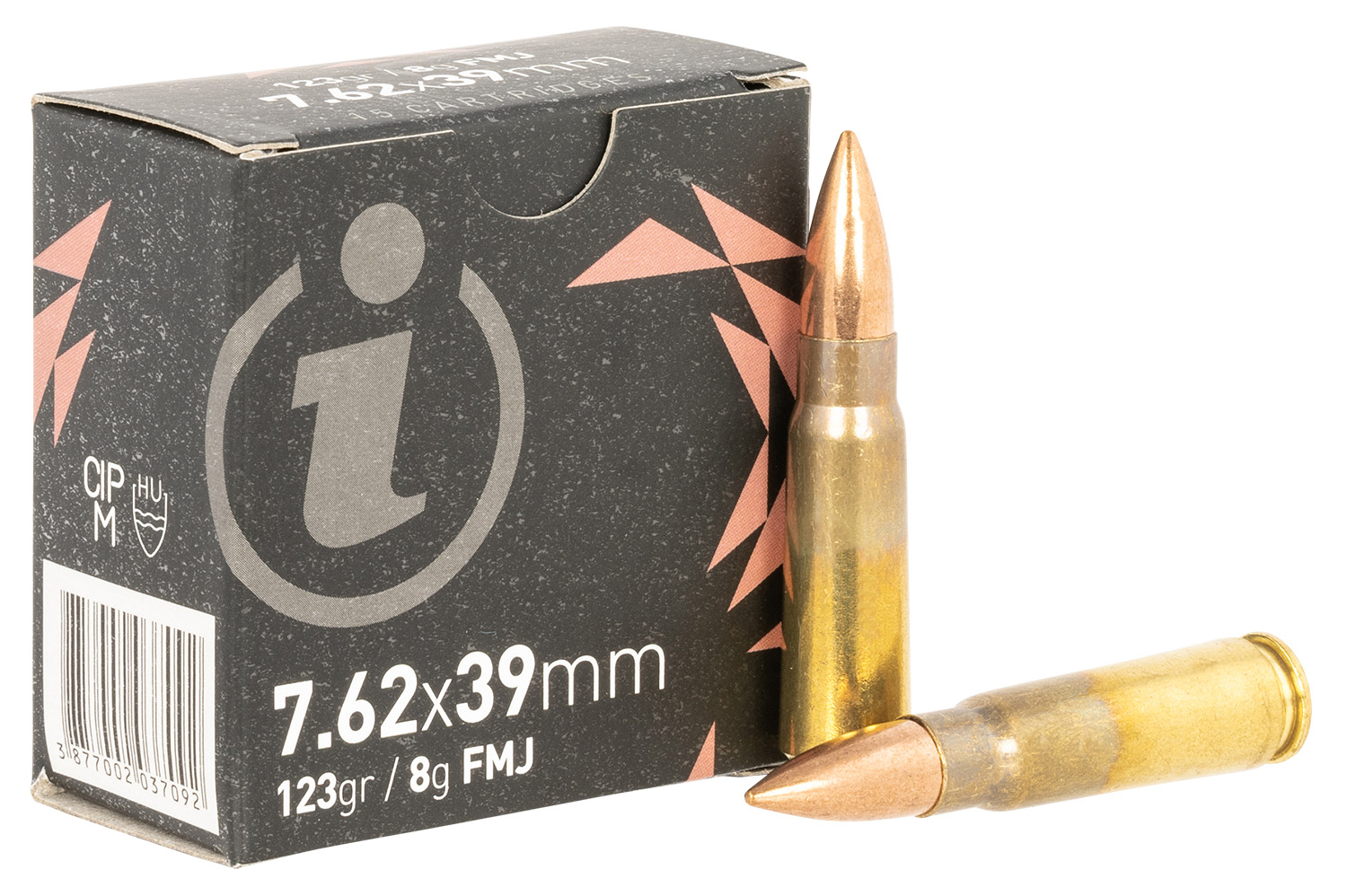 (image for) Igman IGMAN762 7.62x39mm 123 gr FMJ - 720 Rounds