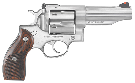 (image for) Ruger 5032 Redhawk 45 ACP/45Colt 4.2" 6 Hardwood Grip Stainless - Click Image to Close