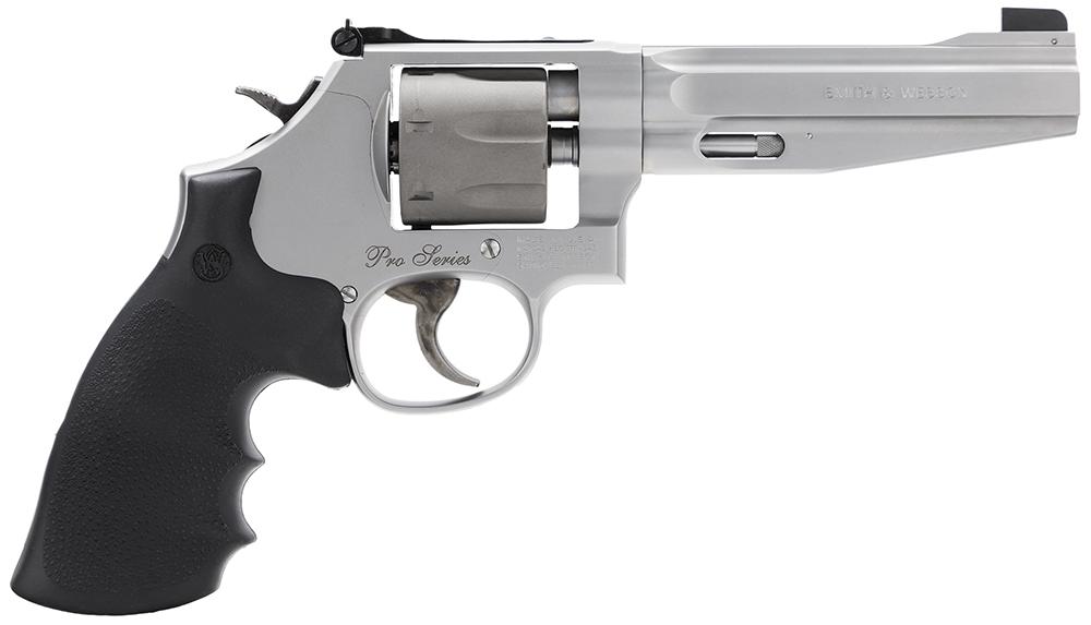 (image for) Smith & Wesson 178055 Model 986 Performance Center Pro 9mm Luger Stainless Steel 5" Precision Crown Barrel, 7rd Titanium Cylinder, Matte Silver Stainless Steel L-Frame - Click Image to Close