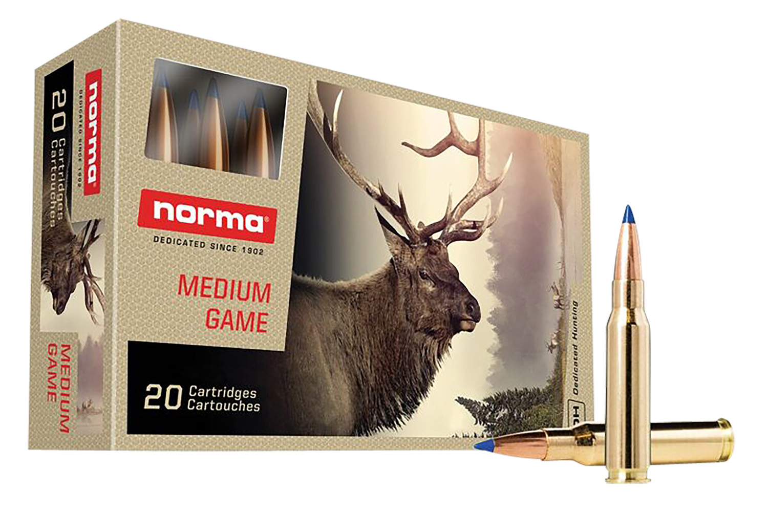 (image for) Norma Ammunition 20176412 Dedicated Hunting Bondstrike 308 Win 180 gr Bonded Polymer Tip - 200 Rounds - Click Image to Close