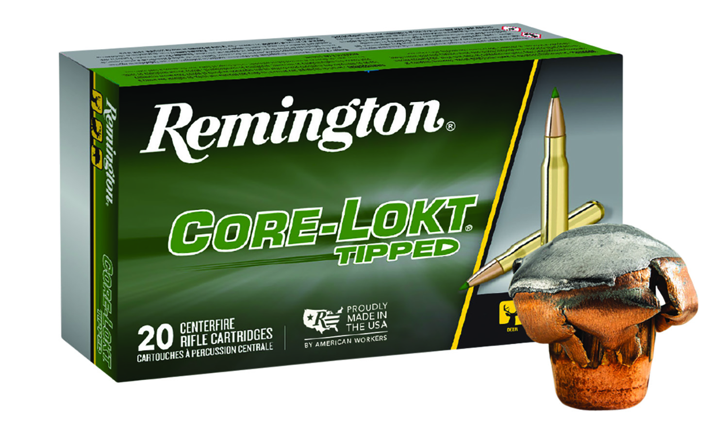 (image for) Remington Ammunition 29039 Core-Lokt Tipped 308Win 150gr Core-Lokt Tipped - 20 Rounds