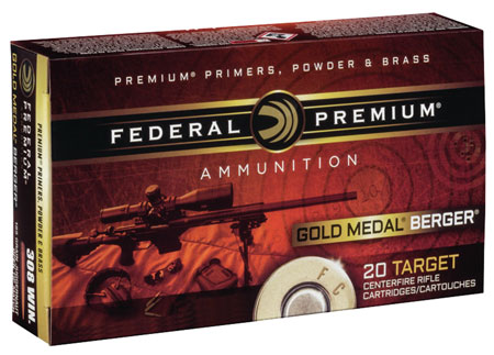 (image for) Federal GM308BH185 Gold Medal 308 Win 185 GR OTM - 100 Rounds