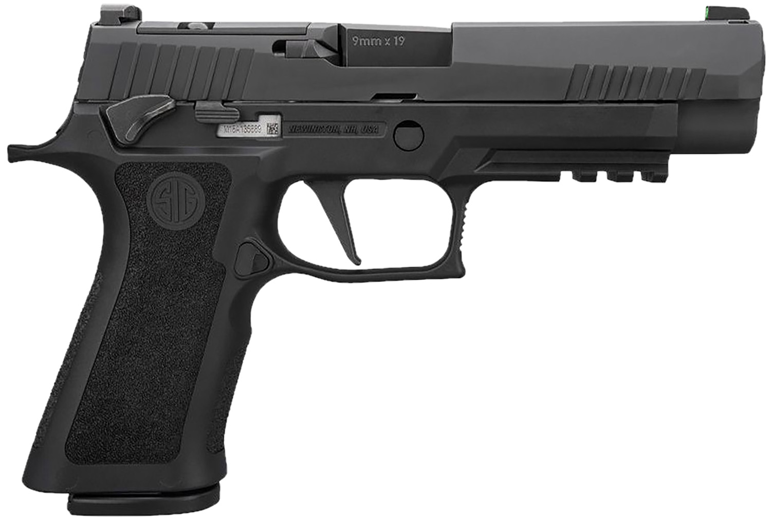 (image for) Sig Sauer 320XF9BXRP3MSCA P320-XFULL *CA Compliant 9mm 10+1 4.70" Black Nitron Stainless Steel Slide Black Textured Grip - Click Image to Close