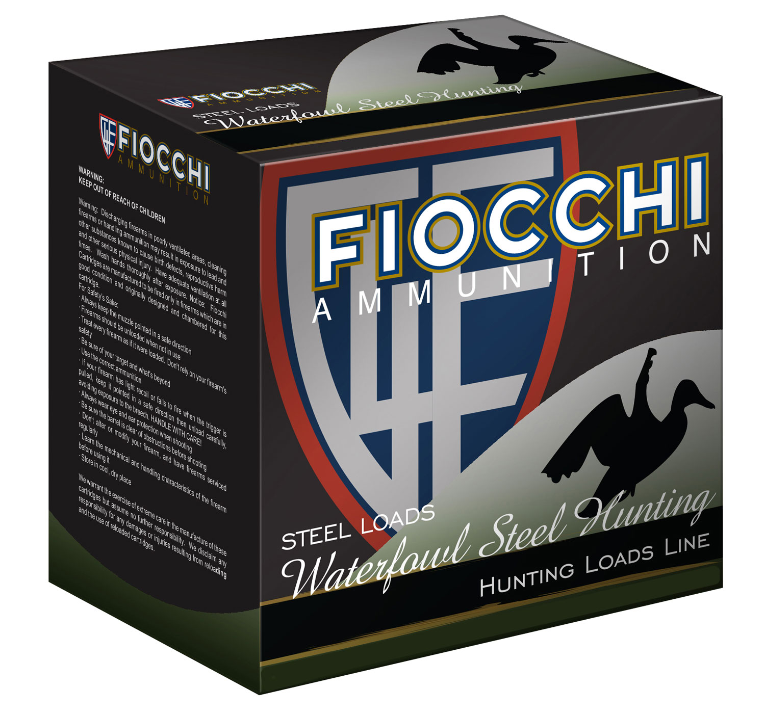 (image for) Fiocchi 123ST3 Speed Steel 12 Ga 3" 1 1/8 oz 3 Shot - 25 Shells