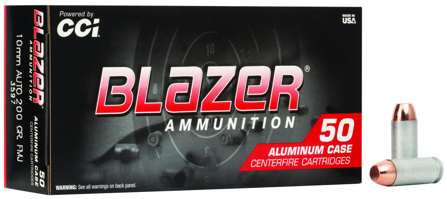 (image for) CCI 3597 Blazer 10mmAuto 200gr TMJ - 50 Rounds