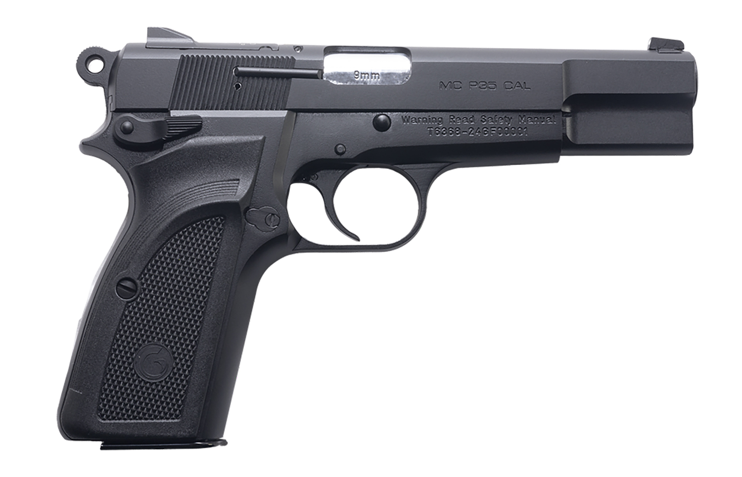 (image for) Girsan 390451 MCP 35 *CA Compliant 9mm Luger 10+1 4.87" Stainless Steel Barrel, Matte Black Serrated Steel Slide, Black Steel Frame, Textured Grip