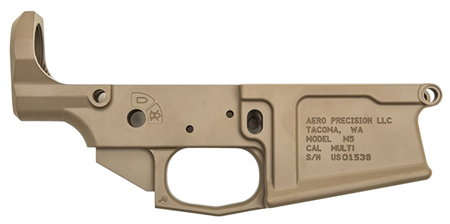 (image for) Aero Precision M5 .308 Stripped Lower Receiver (AR-10) - FDE