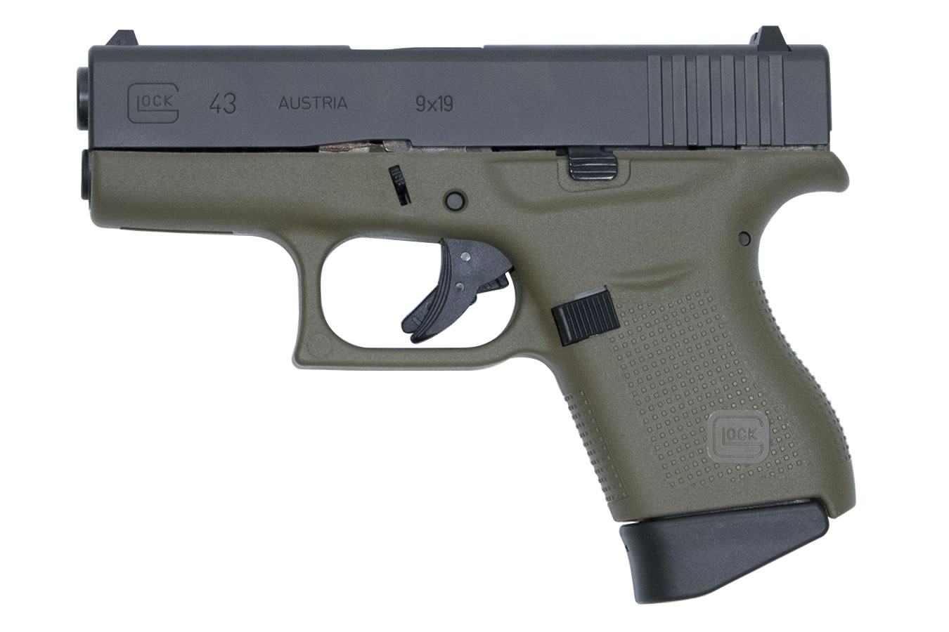 (image for) Glock UI4350201BFG G43 Subcompact Double 9mm Luger 3.39" 6+1 BFG