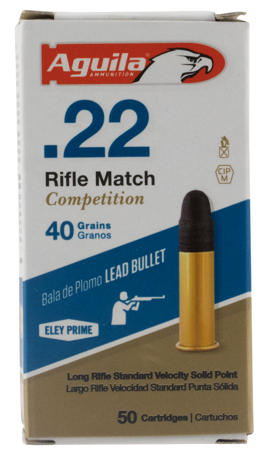 (image for) Aguila 1B220518 Rifle Match Competition 22 LR 40 gr - 500 Rounds