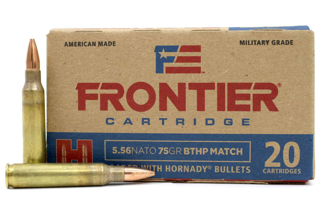 (image for) Frontier Cartridge FR320 Frontier 5.56mm 75 GR BTHP - 500 Round