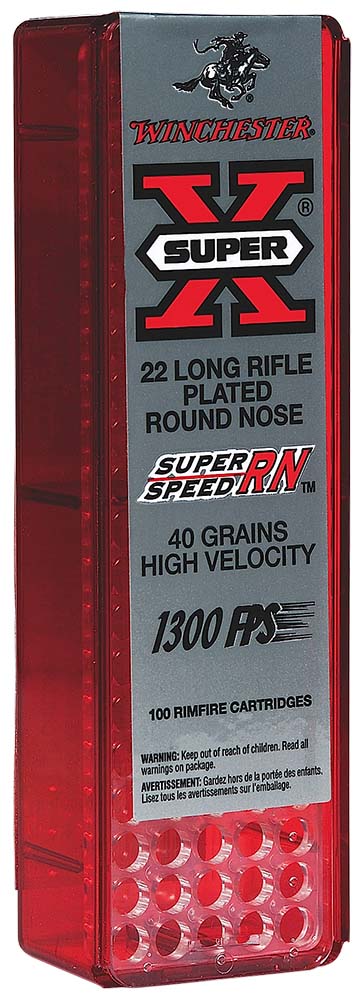 (image for) Winchester Ammo X22LRSS1 Super-X22 LR 40 GR LDRN - 100 Rounds - Click Image to Close