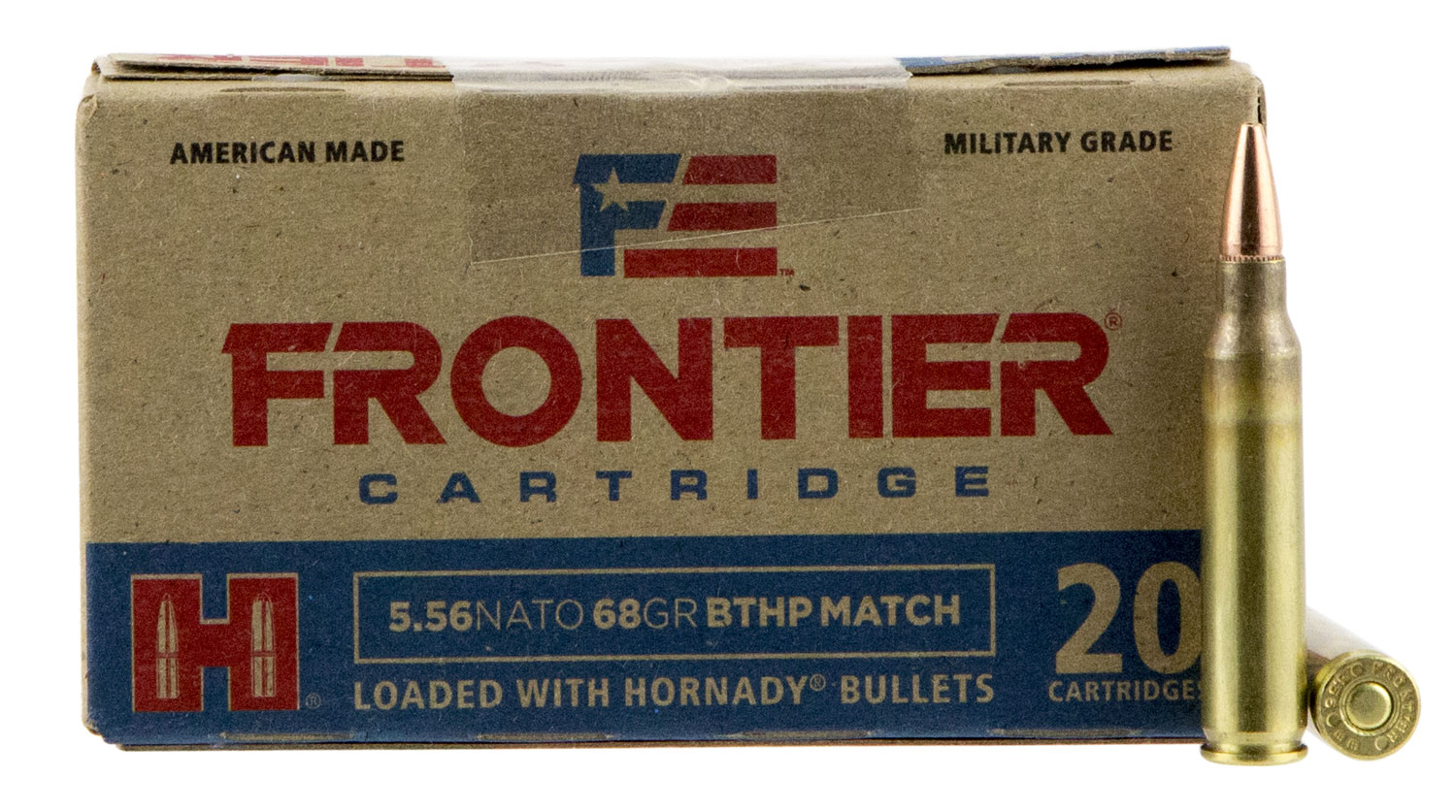 (image for) Frontier Cartridge FR310 5.56 68 gr BTHP Match - 1000 Rounds - Click Image to Close