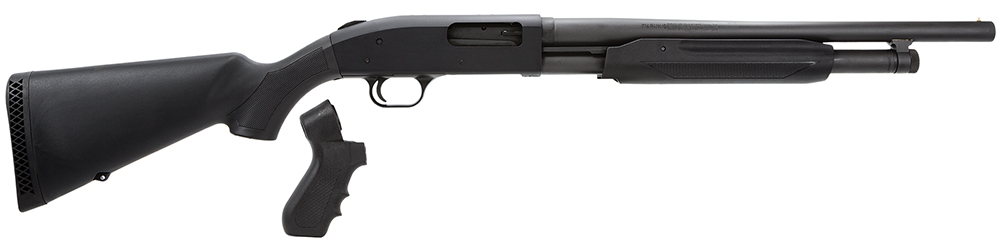 (image for) Mossberg 50521 500 Special Purpose 12 Gauge 5+1 3" 18" Barrel, Parkerized Finish, Aluminum Receiver, Synthetic Stock, Accu-Set Chokes, Includes Exclusive Pistol Grip Kit