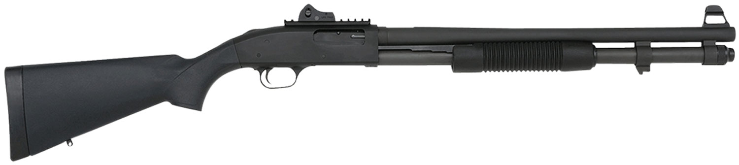 (image for) Mossberg 50771 590A1 SPX 12 Gauge 8+1 3" 20" Heavy Barrel, Parkerized Metal Finish, Drilled & Tapped Receiver, Mil-Spec Construction w/Metal Trigger Guard & Safety, Ghost Ring Sight
