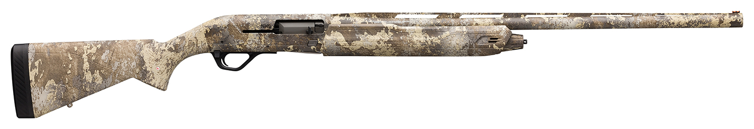 (image for) Winchester 511258392 SX4 Waterfowl Hunter 12 Ga 3" 4+1 (2.75") 28" Vent Rib Barrel w/Chrome-Plated Chamber & Bore, Aluminum Receiver, Camo, Synthetic Stock w/Textured Grip Panels, LOP Spacers