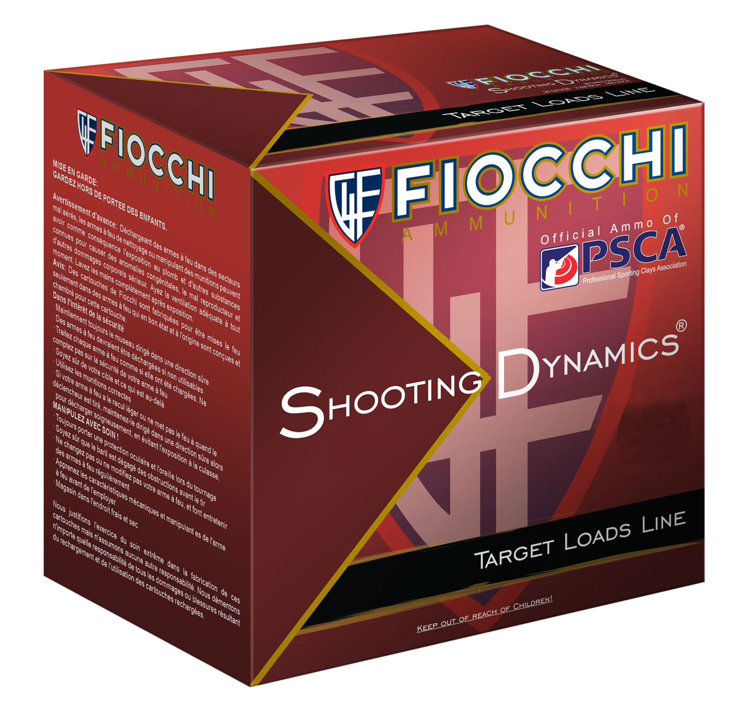 (image for) Fiocchi 12SD78H8 12Ga 2.75" 7/8 oz #8 - 250 Shells