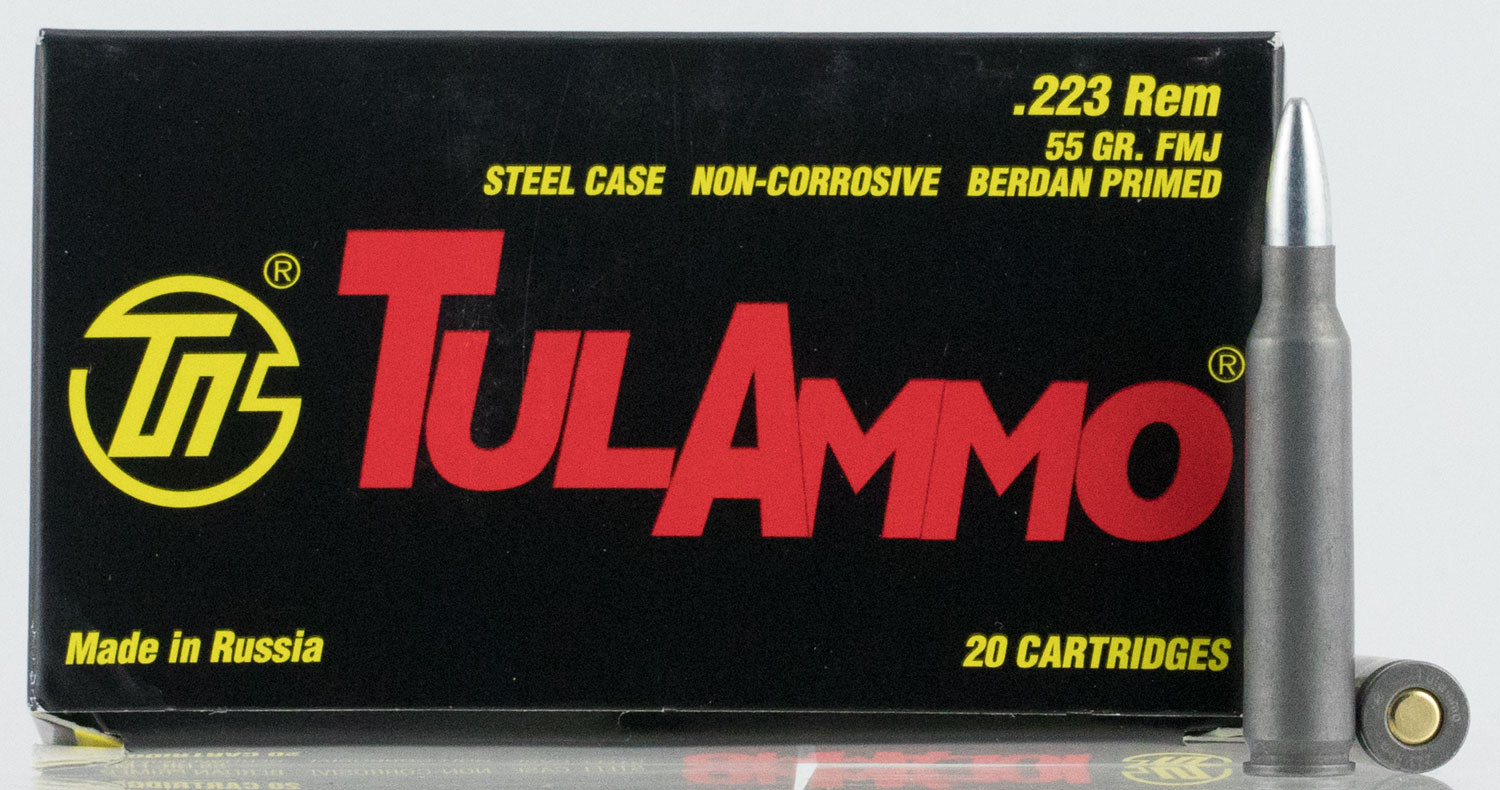 (image for) Tulammo TA223550 223/5.56 55 GR FMJ - 1000 Rounds - Click Image to Close