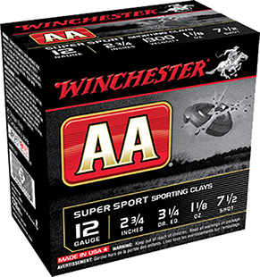 (image for) Winchester Ammo AASC127 AA 12 Ga 2.75" 1 1/8 oz - 250 Shells - Click Image to Close