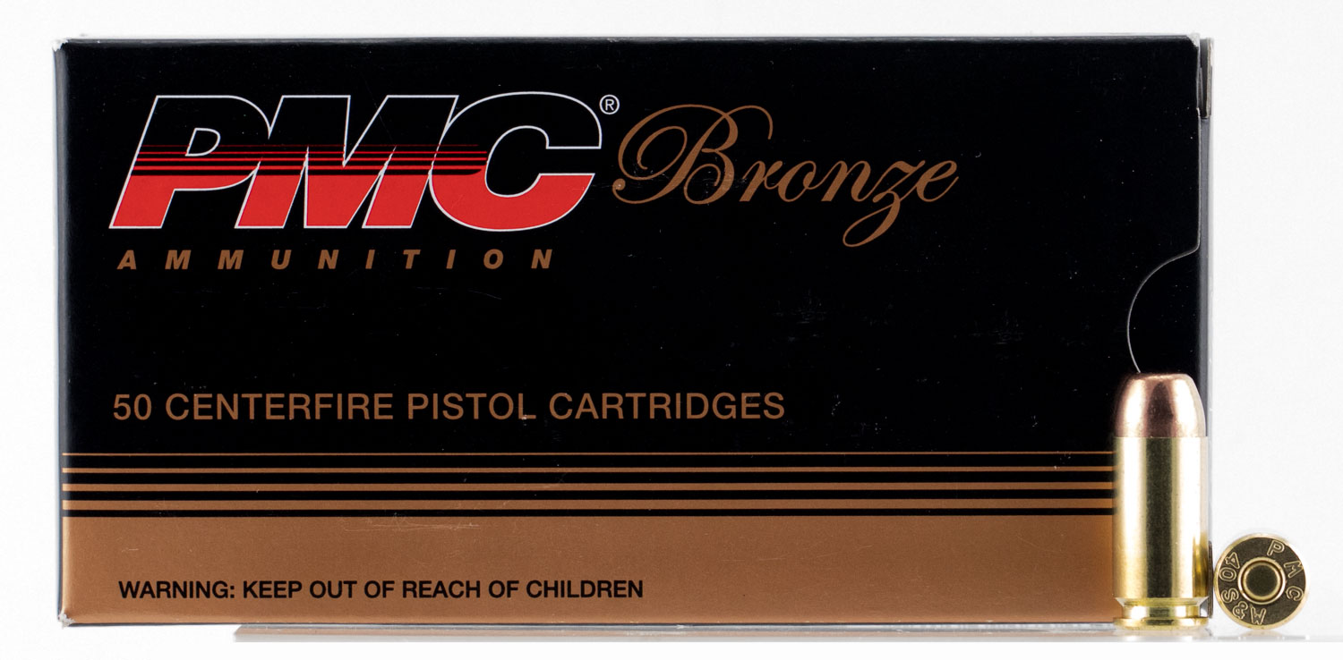 PMC 40D Bronze 40 S&W 165 gr FMJ - 1000 Rounds