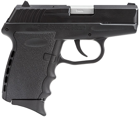 (image for) SCCY CPX2CB CPX-2 Gen 2 DAO 9mm 3.1" 10+1 NMS Blk Grip/Frame