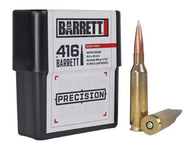 (image for) Barrett A-Tip Match Grade 416Barrett 500gr - 10 Rounds