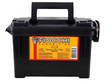 Fiocchi 12FSLUG Rifled Slug 12 Ga 2.75 1 oz Slug - 80 Rounds [AMMO