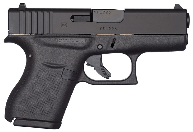 (image for) Glock PI4350201 G43 Subcompact Double 9mm Luger 3.39" 6+1 Black - Click Image to Close