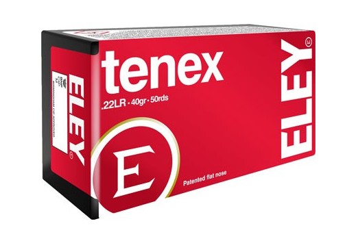 (image for) Eley Tenex EPS Ammo 22 LR 40 Gr Lead Flat Nose - 500 Rounds
