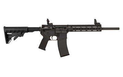 (image for) Tippmann Arms Company, M4-22 LTE Compliant, Semi-automatic Rifle, AR, 22 LR, 16" Barrel, Matte Finish, Black, Composite Free Float Handguard, Front/Rear Flip Sights, M4 Collapsible Stock