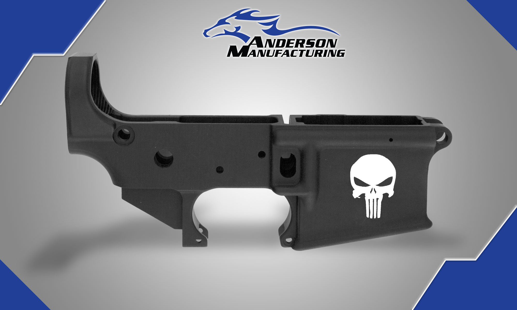 (image for) Anderson AR-15 Stripped Lower Receiver - Punisher