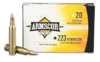 (image for) Armscor .223 Rem FAC2238N 62 Grain FMJ 1000 Rounds - Click Image to Close