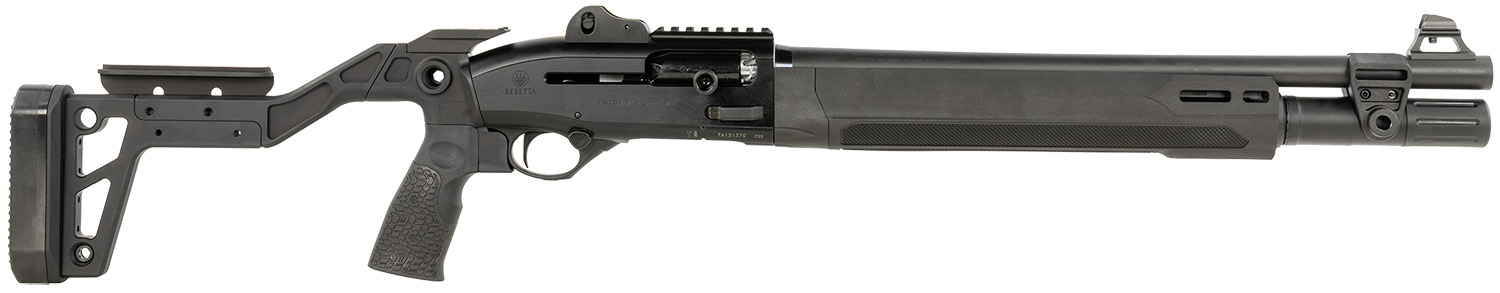 (image for) Beretta USA J131M2CPC187 1301 Tactical C Mod 2 12 Ga Semi 3" 7+1 18.50" Black Steel Barrel, Black Cerakote Picatinny Rail Receiver, M-LOK Handguards, Black Fixed Chisel Synthetic Stock, Black