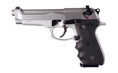 (image for) Beretta, 92FS JJ92F560CA Brigadier, Double Action/Single Action, 9MM, 4.9" Barrel, Inox Finish, Rubber Grips, 3 Dot Sights, Ambi Safety, 10 Rounds