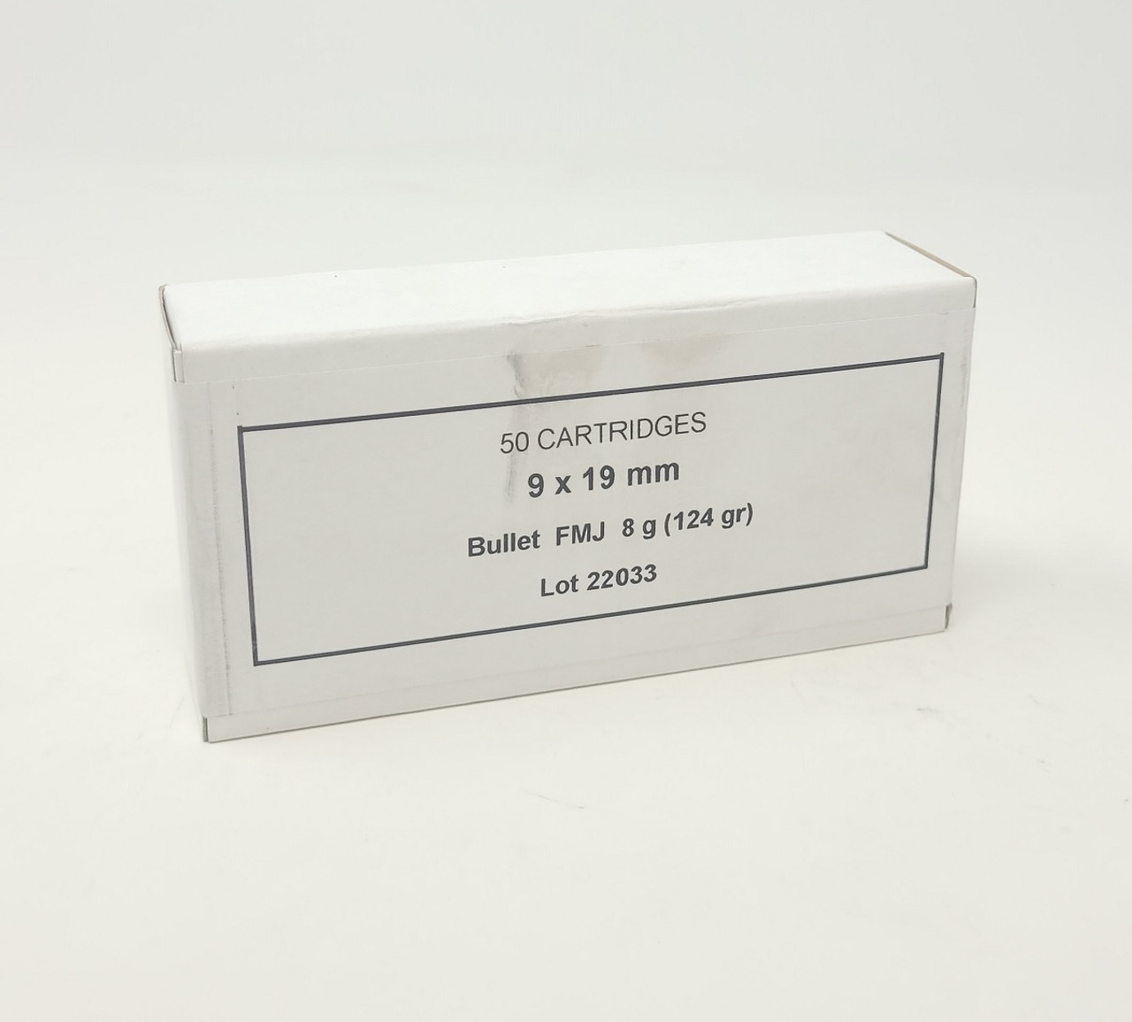 (image for) PPU PP9124WB 9mm White Box 124gr FMJ - 1000 Rounds