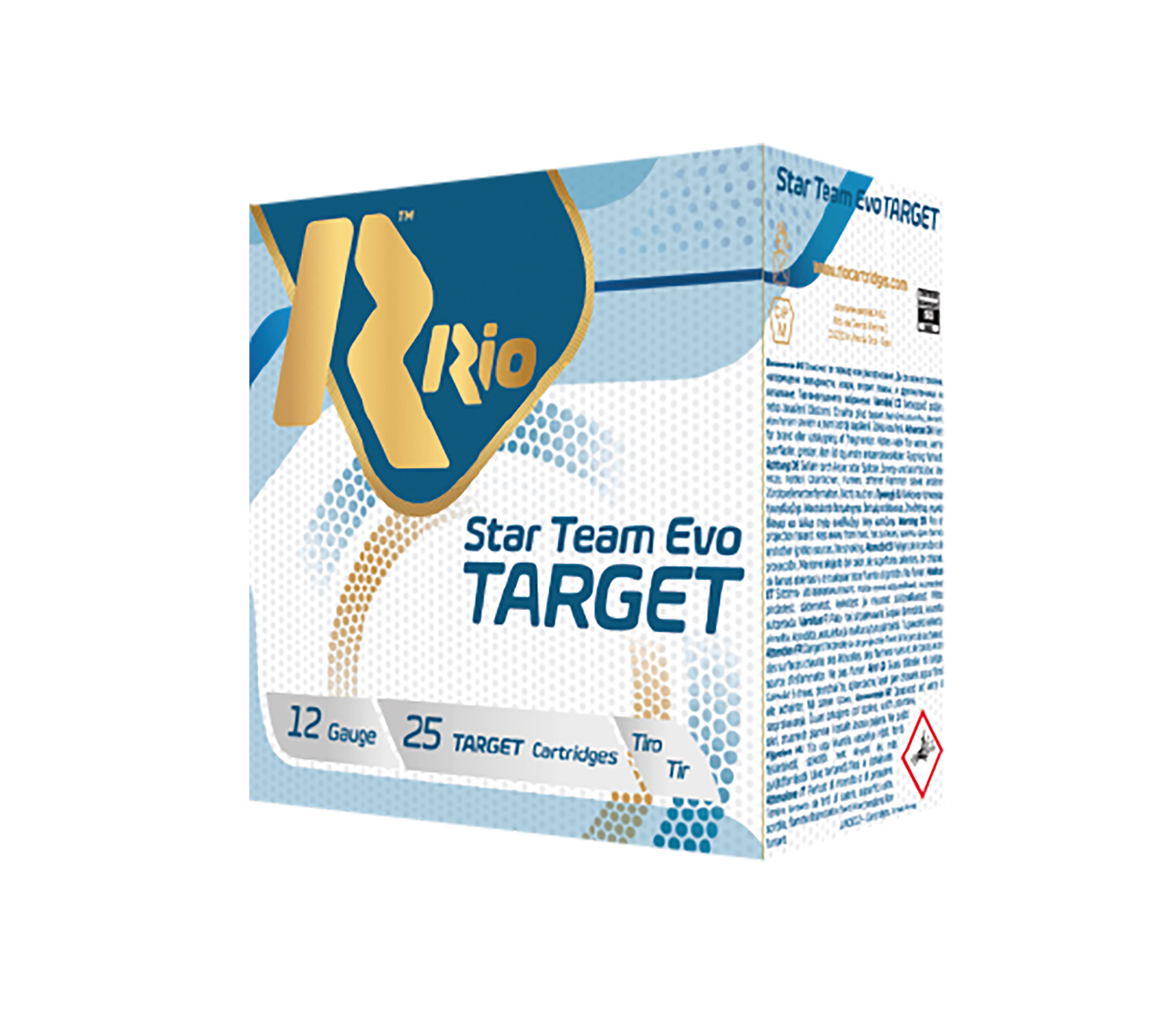 (image for) Rio Ammunition STT28LT9 Star Team EVO Target 12Gauge 2.75" 1oz 9Shot - 250 Shells