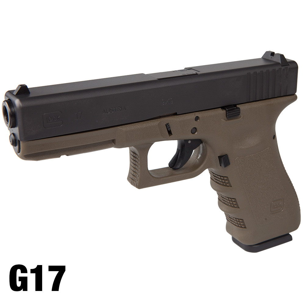 (image for) Glock 17 - 10 Round Factory Mags - OD Green