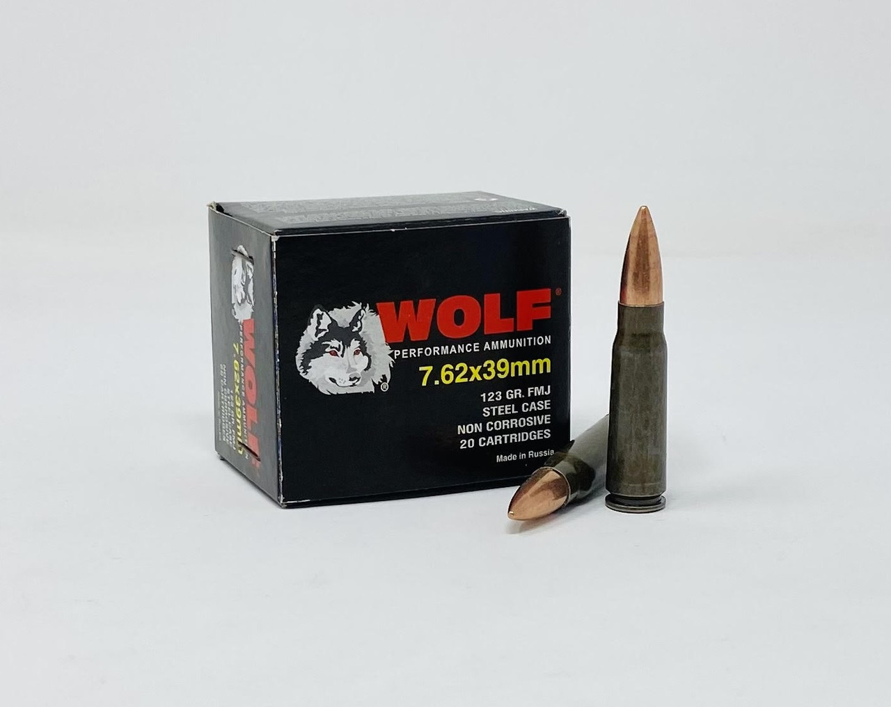 (image for) Wolf 7.62x39mm WPA76239FMJ122L 122gr FMJ - 1000 Rounds
