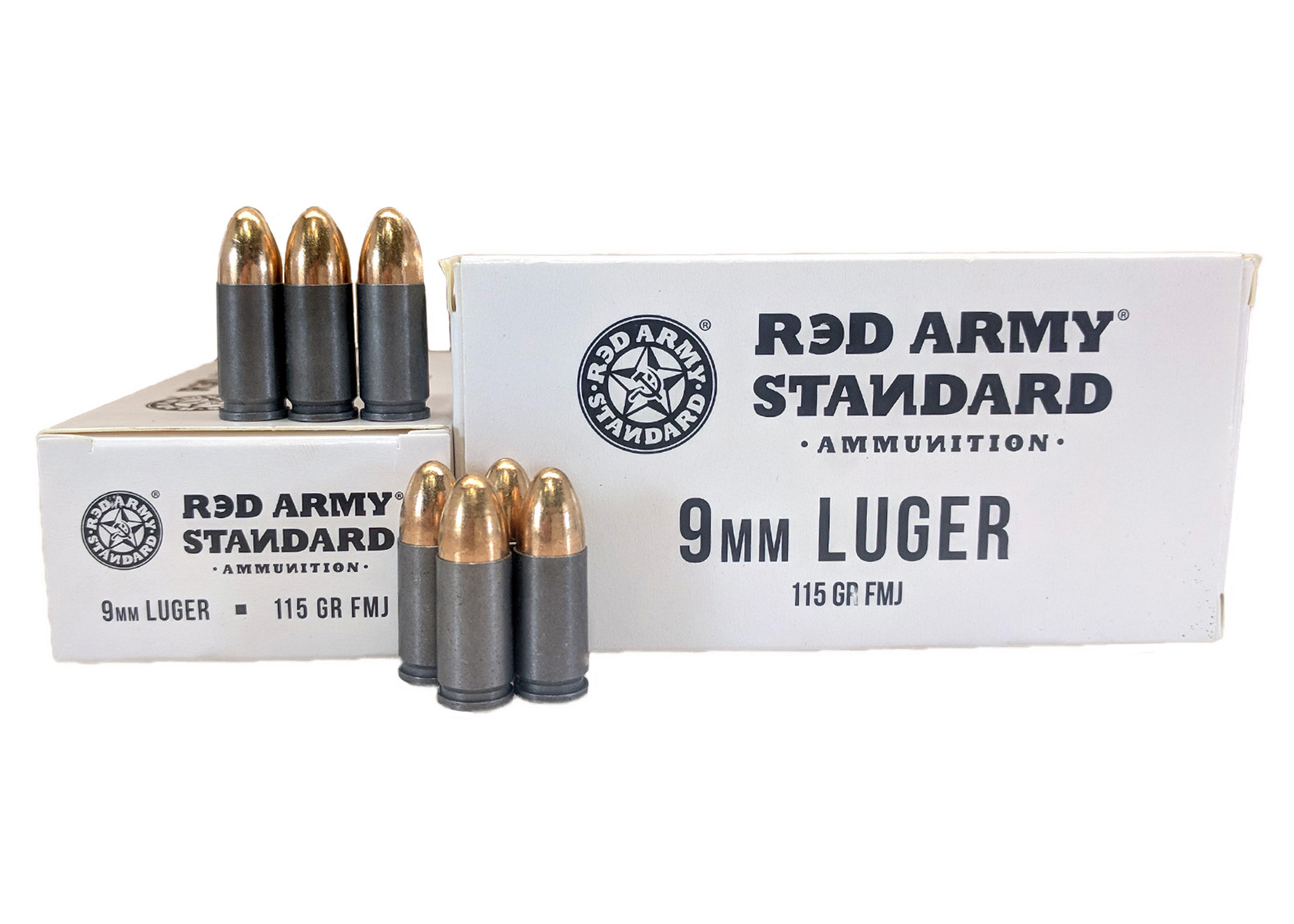 (image for) Red Army Standard AM3091 9mm Luger 115 gr FMJ - 1000 Rounds - Click Image to Close