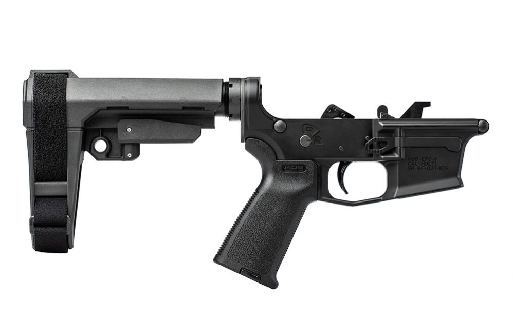 Aero Precision EPC-9 Pistol Complete w/ MOE Grip & SBA3 Brace