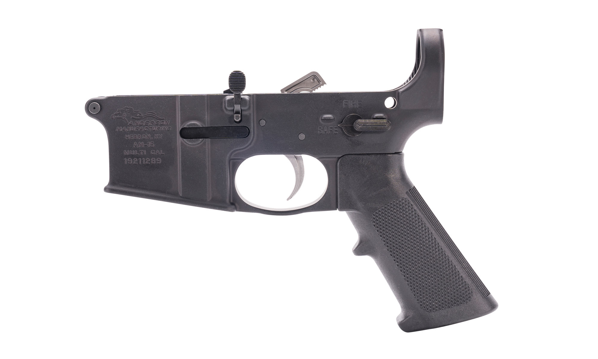 (image for) Anderson Mfg AM-15 Lower - Closed Trigger - LPK Installed