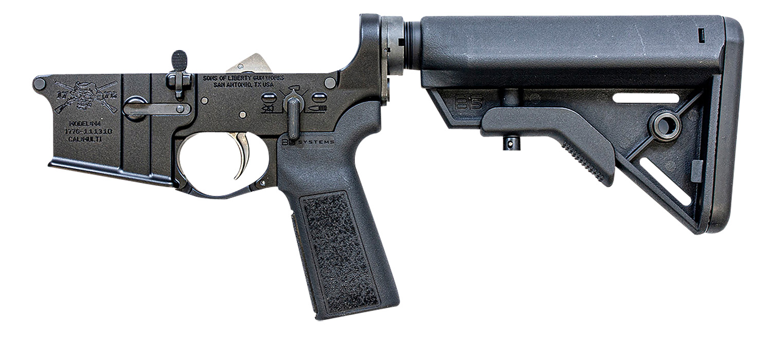 (image for) Sons of Liberty Gun Works M4LOWERLFTMSSL LOWER MS BUFF - Click Image to Close